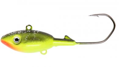 Jigkopf - YAD Dorschbombe gelb/schwarz/glitter in 60 u. 75 g 60 g - 6/0