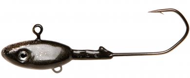 Jigkopf - YAD Dorschbombe schwarz/glitter in 60 u. 75 g 