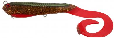 Gummifisch SUCKER NG DEEP Grün-gold-rot-glitter 