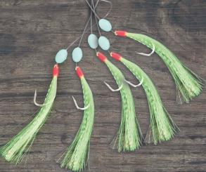 Makrelenvorfach Makrele IX - 5 Haken Gr. 1/0 