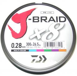 Daiwa J-Braid 300 m multicolor (7,50 € / 100 m) 