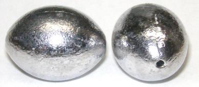 Eiförmiges Olivenblei bis ca. 150 g - eg-sinker 