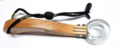 Fischschupper mit Buchenholzgriff 