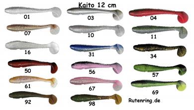 Gummifisch KAITO 12 cm 17 Farben 
