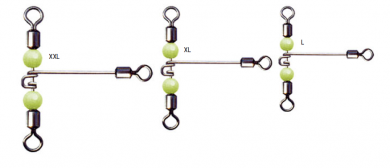 3-Wege-Wirbel mit Seitenarm per 5 Stück 
