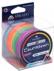 Mikado Norway Quest Countdown multicolor "Geflochtene" 0,18 mm / 14,5 kg / 5,25