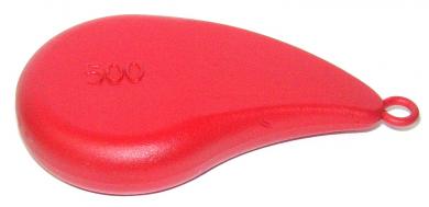 Nierenblei - Schleppblei flach rot 300-400-500 g 