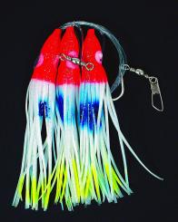 Octopus-System "multifarben" 3 x 7/0-Haken 