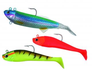 Gummifisch mit Bleikopf u. Haken 300/450 g 