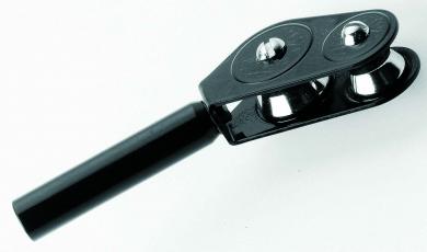 Roller-Endring mit Doppelrolle - Rollerendring 7,1 mm - chrome