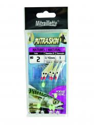 Makrelenvorfach Köhlervorfach Wolfsbarschvorfach 004 1/0 - 0,50 mm