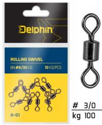 Rollerwirbel  Gr. 3/0 100 kg 