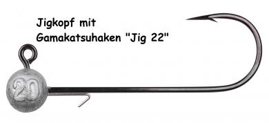 Round Jighead 22 von 2 bis 28 g 