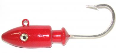 Meeresjig "Spire-Point-Jig" ROT - 350 u. 470 g ~ 350 g - 12/0 - ~ 13,5 cm