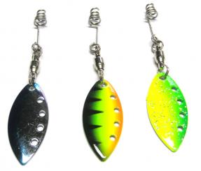 Spinnerblättchen mit Federschraube 