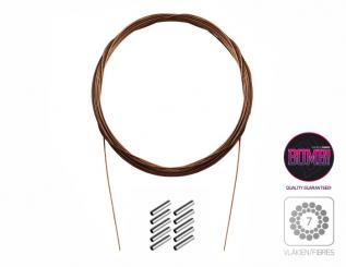 Stahlvorfach auf 10 m-Rolle mit Klemmhülsen 