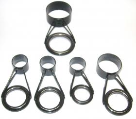 SIC-Telering - Telerutenringe - Teleskoprutenringe - schwarzes Design 