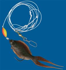 Pilksystem "Flunder" motoroil/glitter