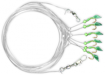 Zebco Heringsvorfach 6 Haken Gr. 10 