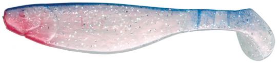 Shad Gummifisch Kopyto 6" - 15 cm perl/silber-glitter/blau 