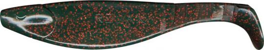 Shad Gummifisch Kopyto 6" - 15 cm motoroil-redglitter 