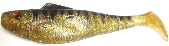 Shad - Riesenshad 27,5 cm gold-glitter "Russel gum" 